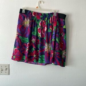 ECI Floral print skirt